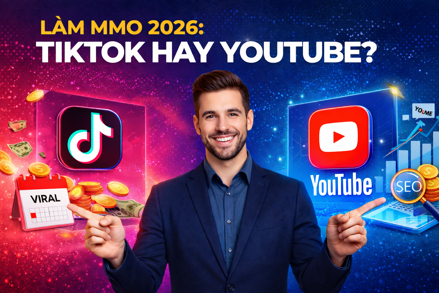 Làm MMO 2026: TikTok Hay YouTube?