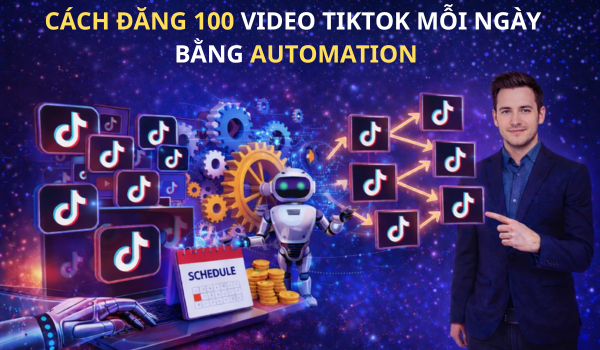 Cách Đăng 100 Video TikTok Mỗi Ngày Bằng Automation