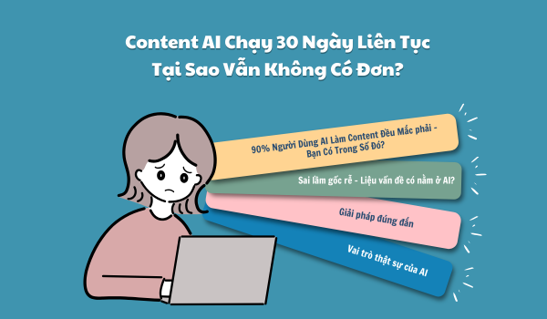 Dùng AI Đăng Bài Cả Tháng Nhưng Tại Sao Vẫn Không Có Đơn?